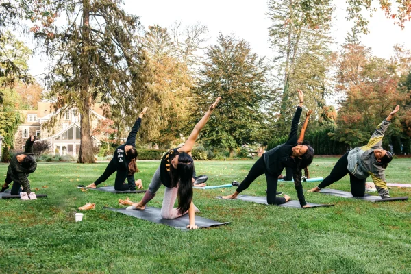 Yoga and Central Lawn